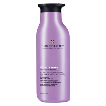 Pureology Hydrate Sheer Shampoo para cabelos finos, secos e tingidos