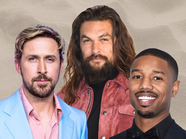 Michael B Jordan, Ryan Gosling, Jason Momoa com cortes de cabelo machos íngremes que não requerem cuidados especiais