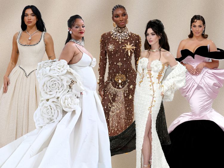As melhores roupas Met Gala: Rihanna, Anne Hathaway, Ashley Graham, Michela Coel, Dua Lip