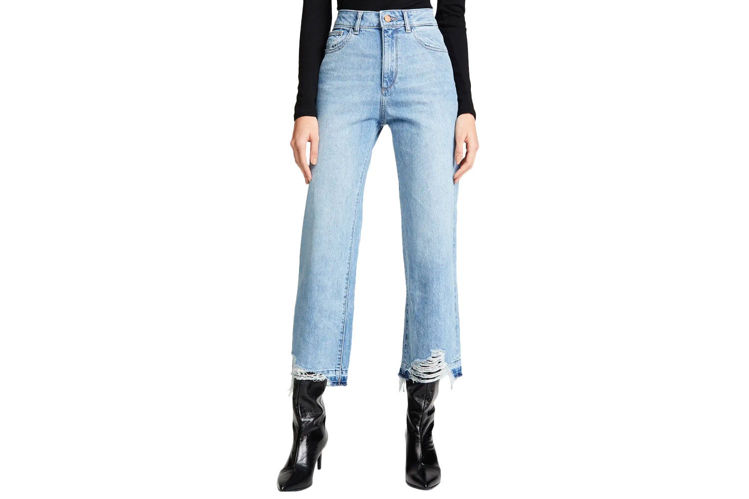 Shopbop DL1961 Hepburn High Rise Wide Leg Jeans