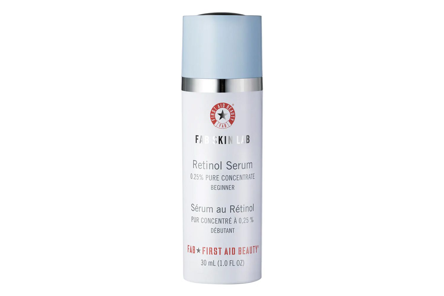 Primeiros socorros Beauty Fab Skin Lab Retinol Serum 0, 25% Concentrado puro