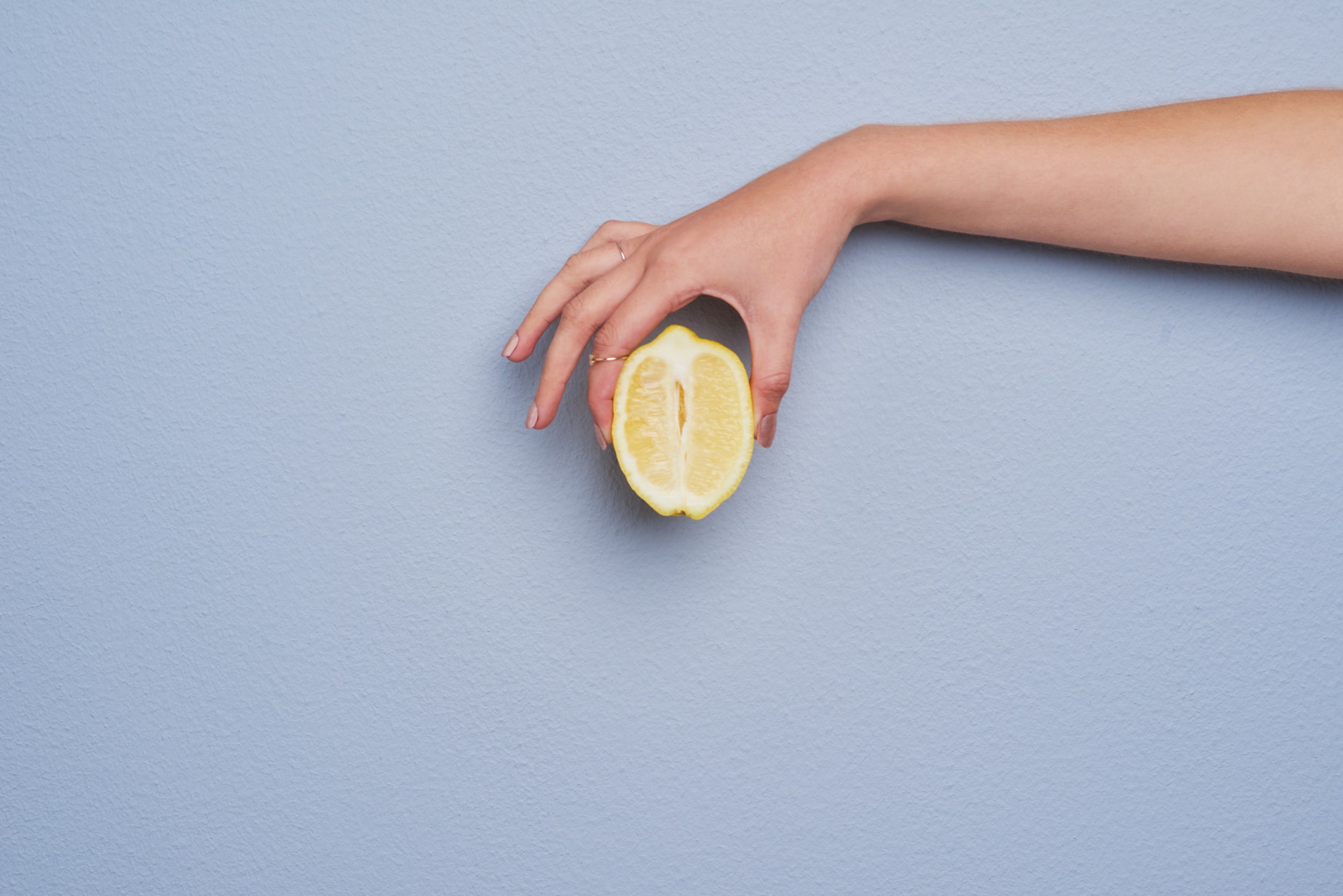 Foto de um limão.