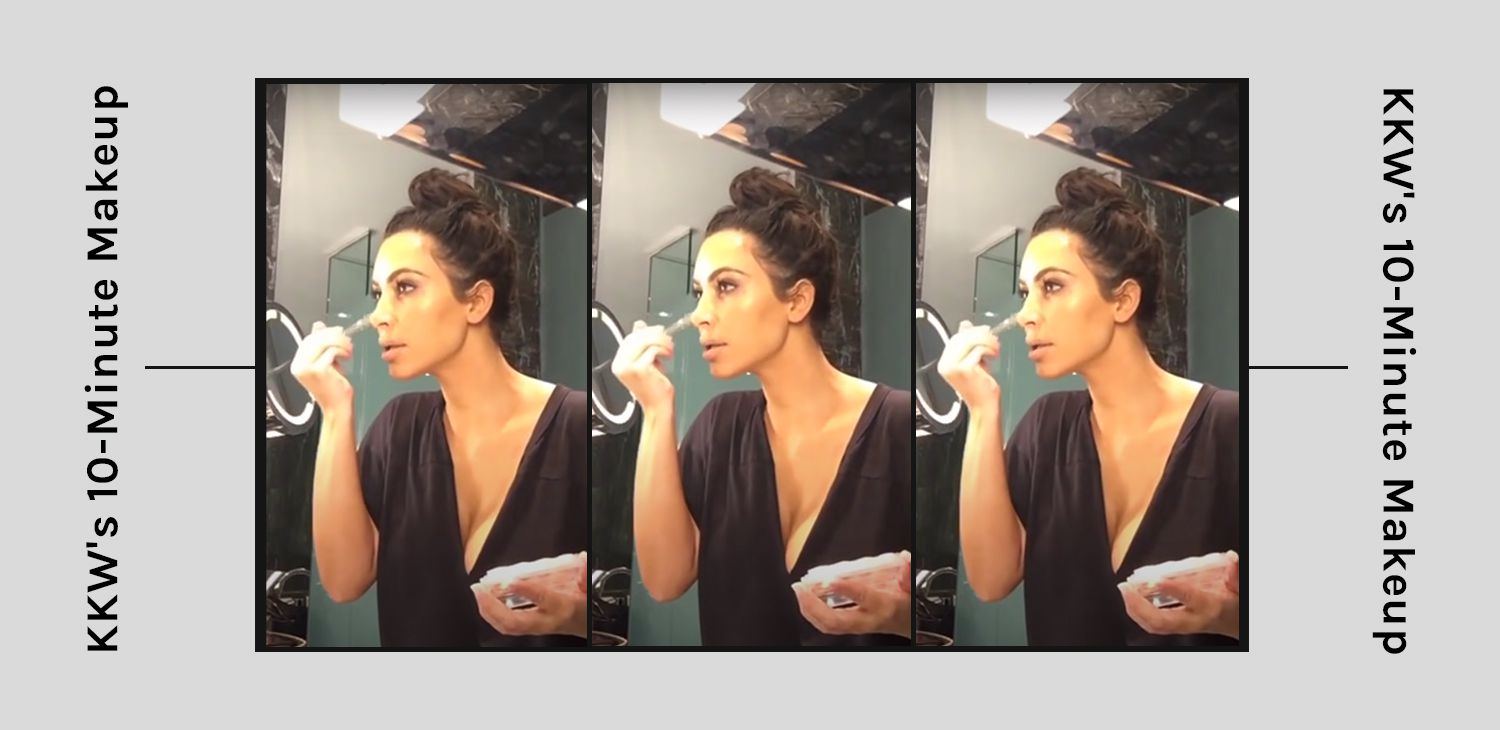 Maquiagem de máquina Kim Kardashian