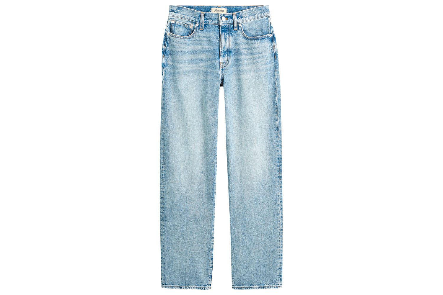 Jeans diretos Madewell Petite com pouca patrimônio