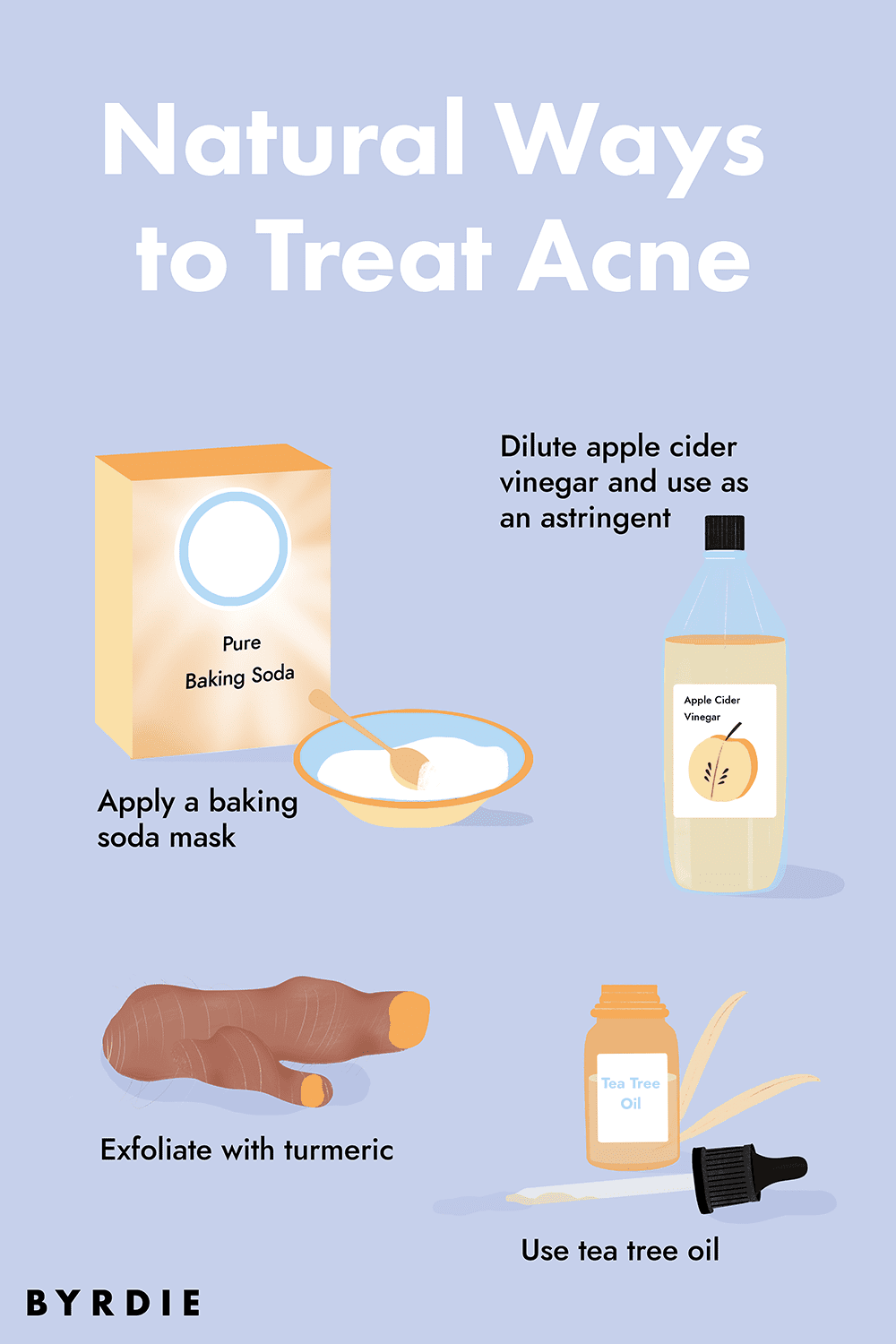 Remédios naturais para acne