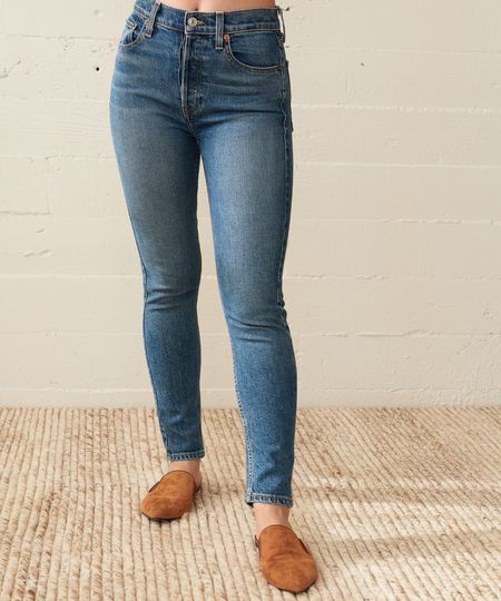 Calça jeans cropped anos 70