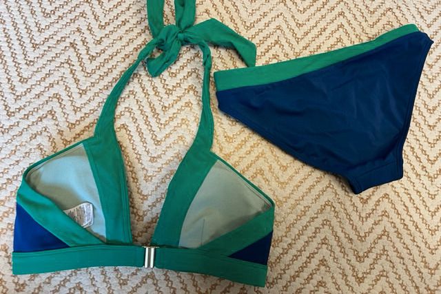 Boden Ithaca Halter Bikini Top e Painel Bottom