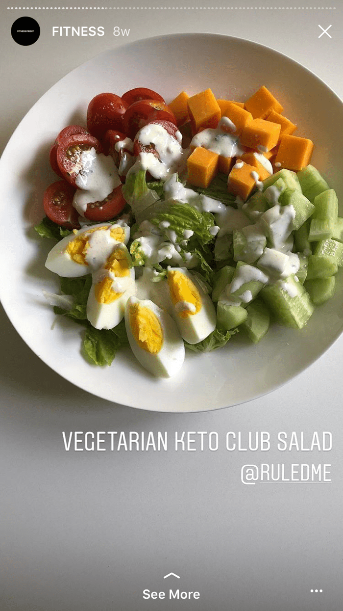 Salada Keto-club