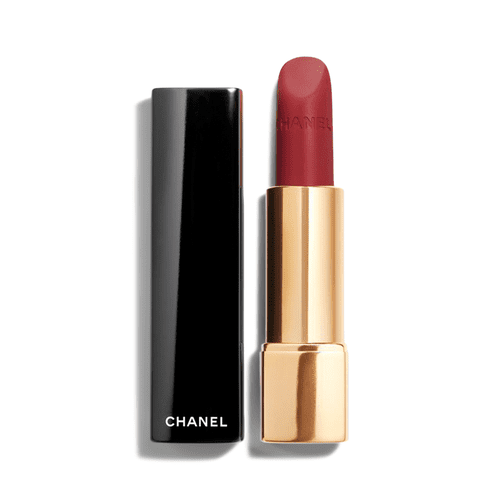 Chanel Rouge Allvet Luminous Matte Lip Color em 58 Rouge Vie Cold Red Tint