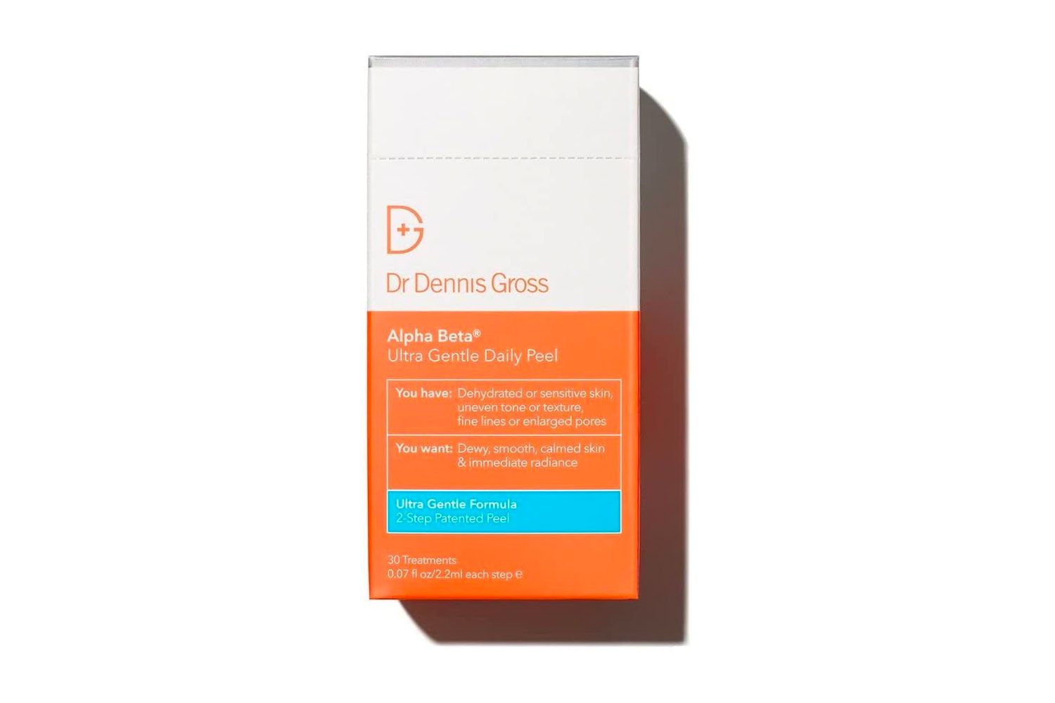 Dr. Dennis Gross Skincare Alpha Beta peeling diário ultra suave para pele sensível