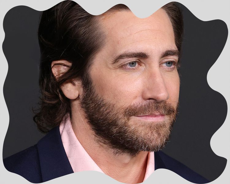 O fechamento do ator Jake Gyllenhaal com barba