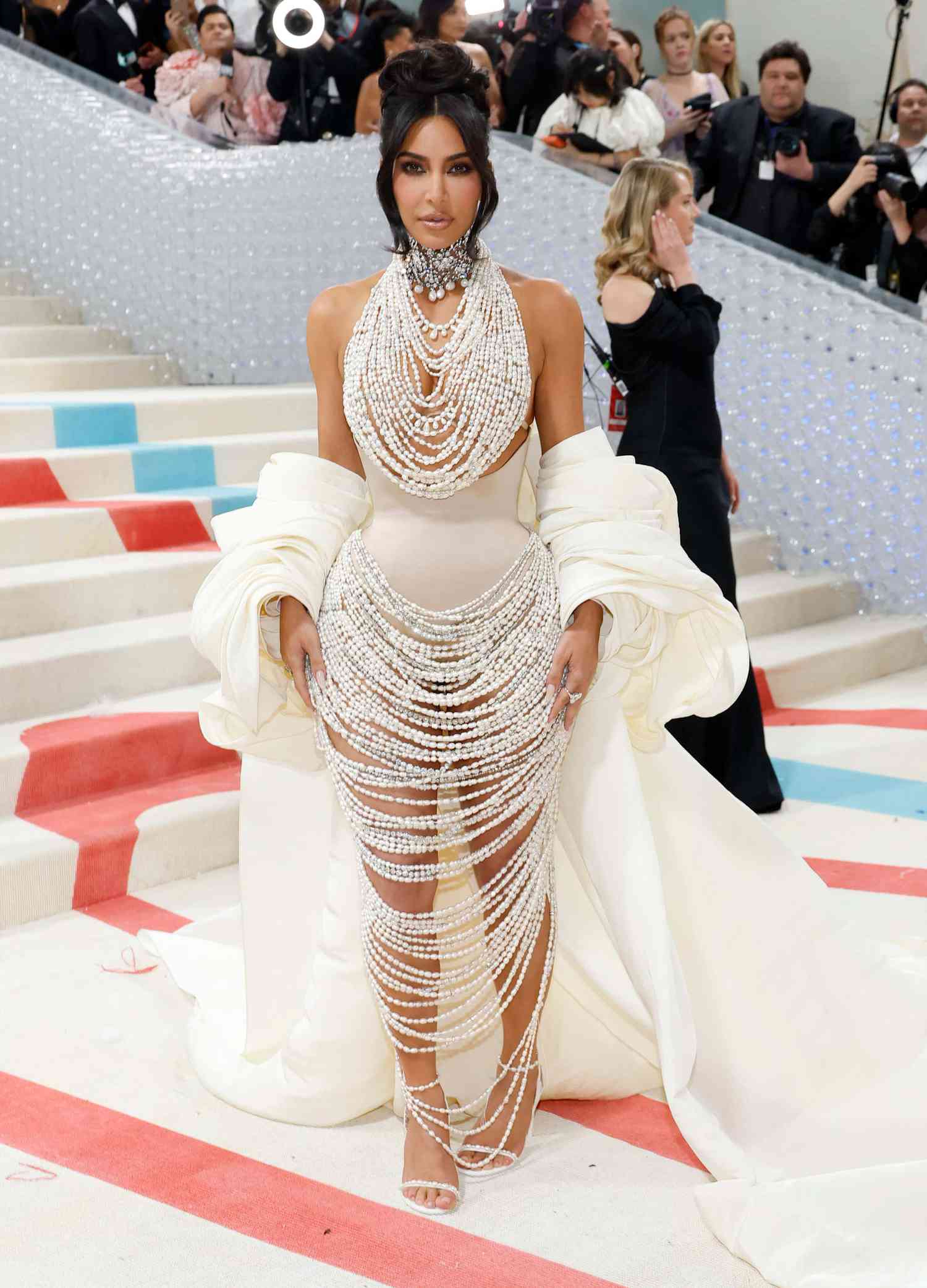 Kim Kardashian no Met Gala 2023.