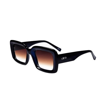 Óculos de sol Otra Chelsea com armação azul escuro e lentes marrons