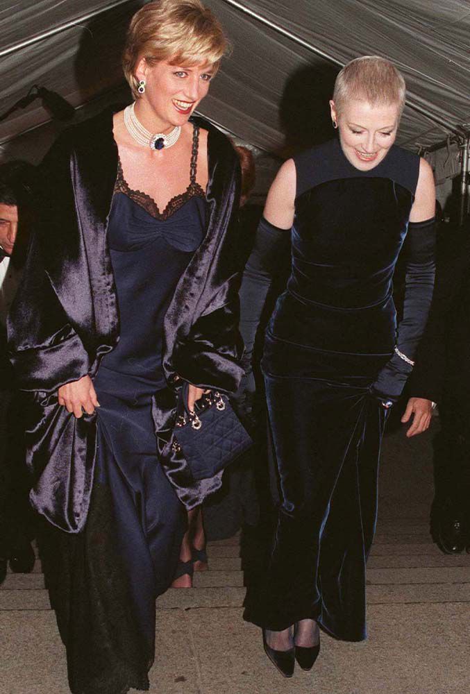 Princesa Diana no Met Gala de 1996