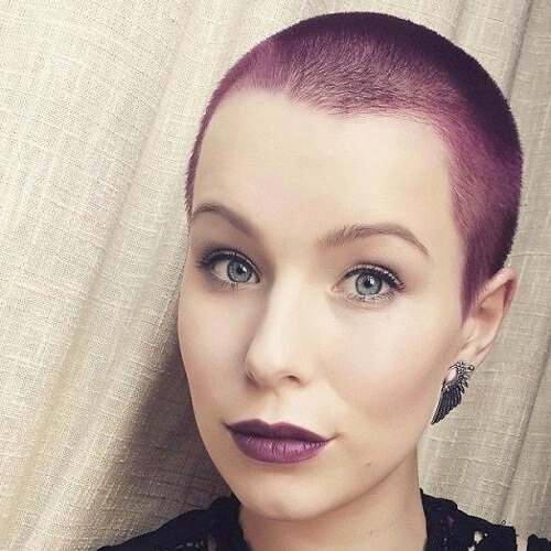 Cortes de cabelo violeta