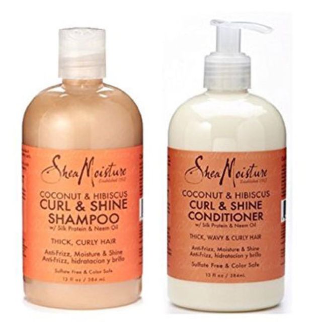 Shampoo e ar condicionado SheaMoisture Coconut & amp; Hibisco